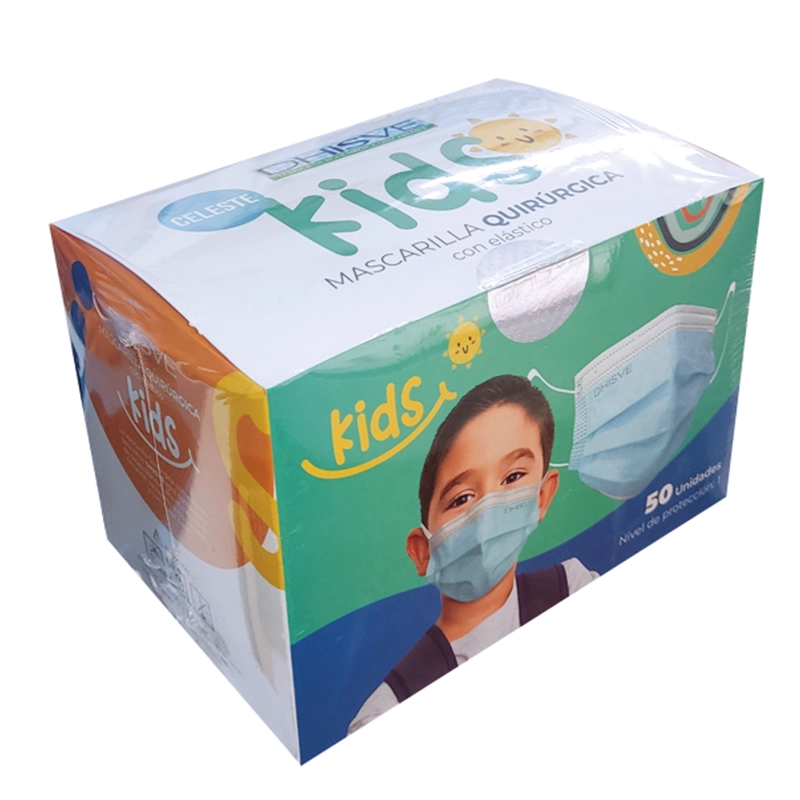 MASCARILLA QUIRÚRGICA PEDIÁTRICA CAJA X 50 UNIDADES