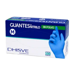 CAJA GUANTES NITRILO AZUL