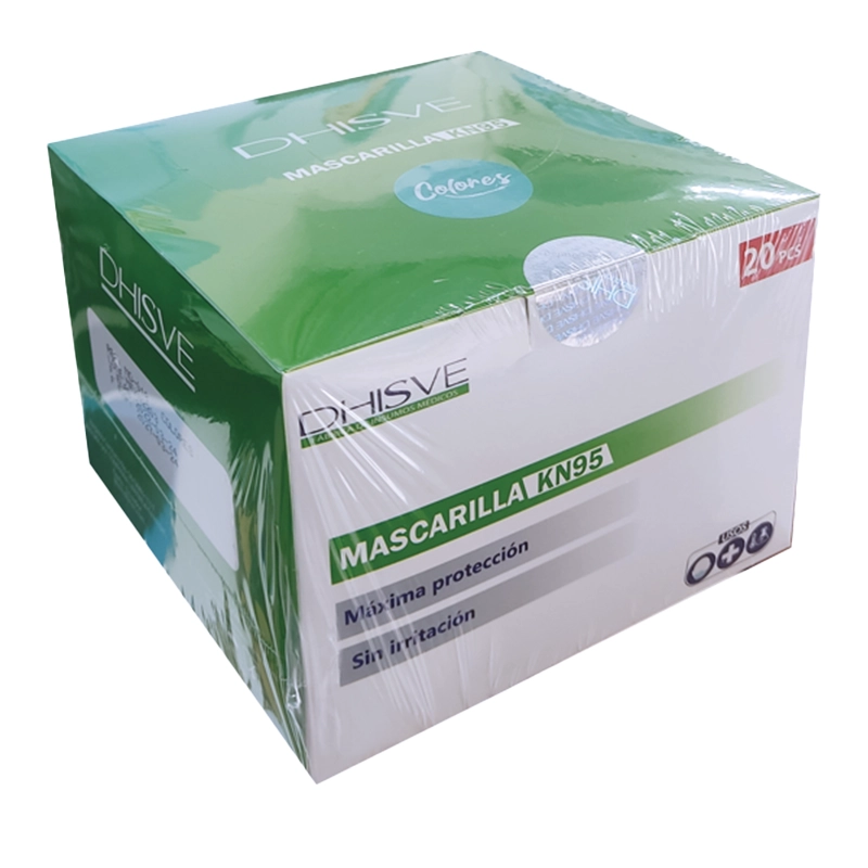 MASCARILLA KN95, 5 DISEÑOS, CAJA X 20 UNIDADES