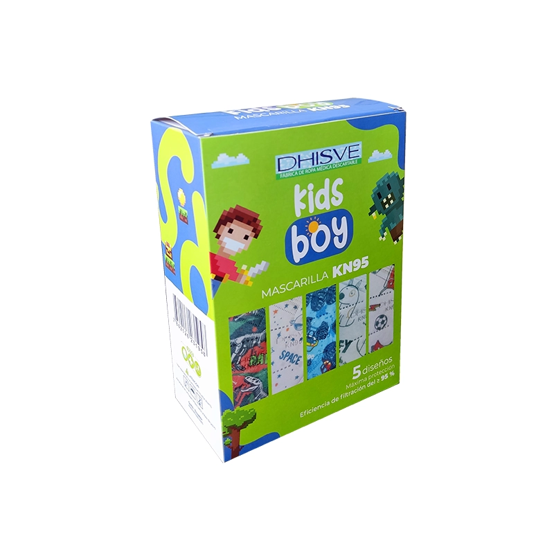 MASCARILLA KN95 KID, BOY DISEÑO BUDDY, CADA X 10 UNIDADES