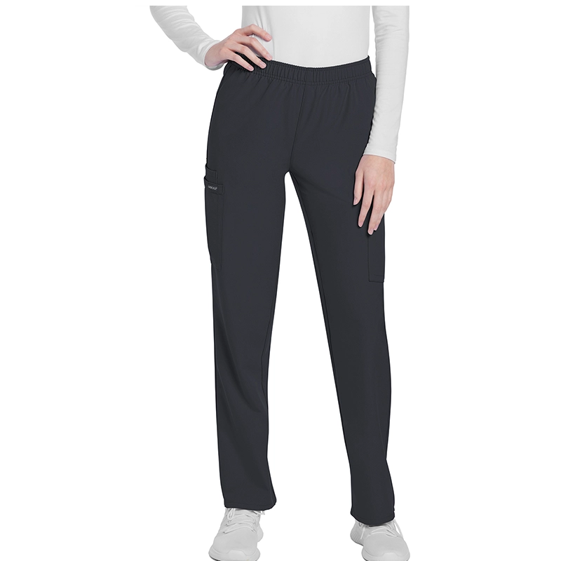 Pantalón cargo de tiro medio, cintura elástica y pierna ajustada Cherokee