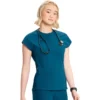 Camiseta Médica con Cierre Oculto - Infinity - Thumbnail Image 5