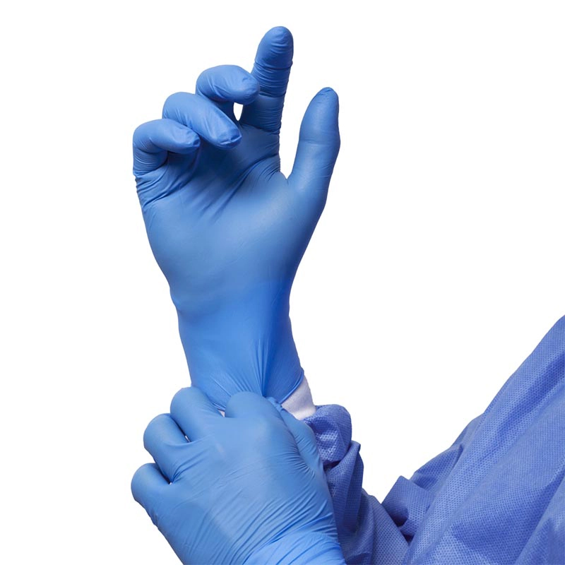 GUANTES DE EXAMINACIÓN - NITRILO - CAJA DE 100 UNIDADES
