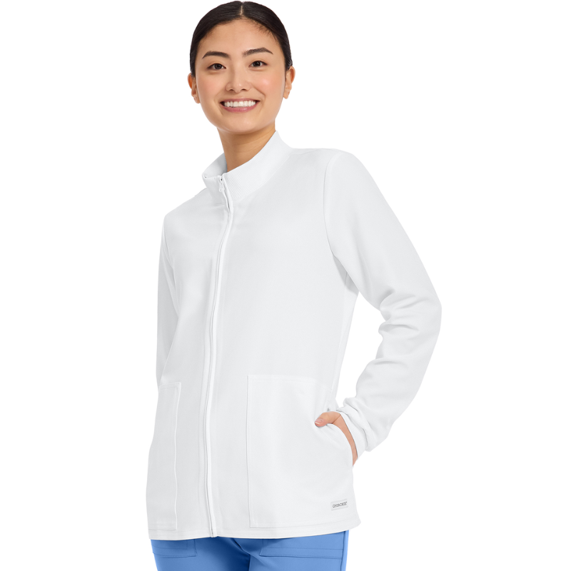 Zip Up Scrub Jacket - Cherokee: Chaqueta Médica con PROTX2