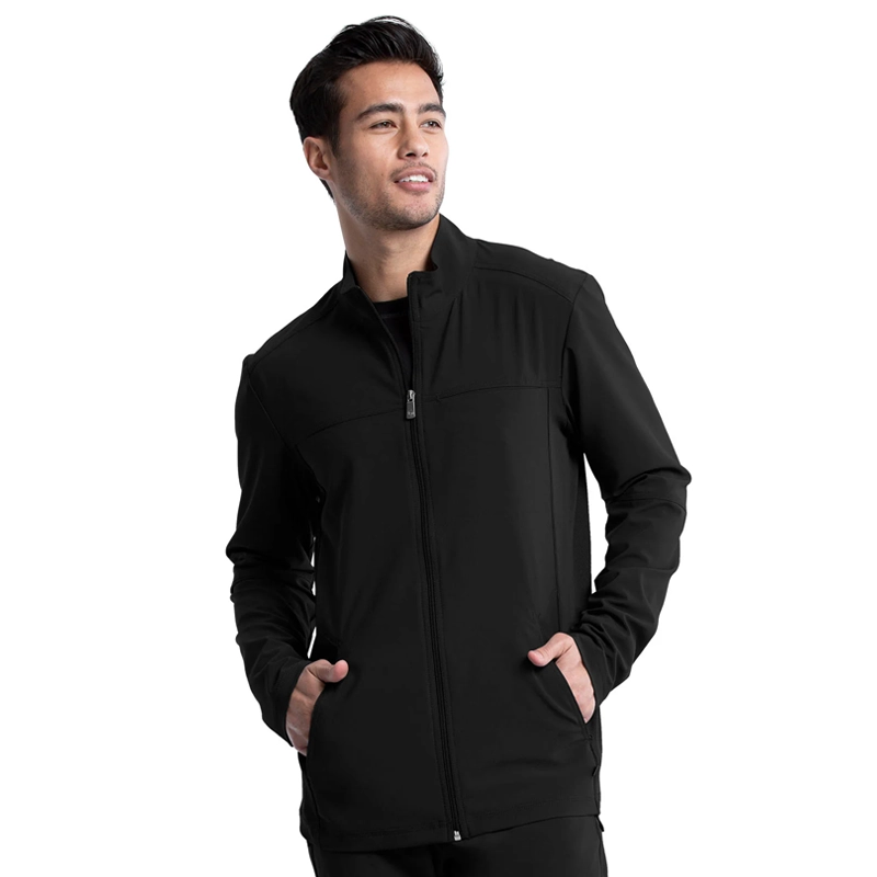 Chaqueta de hombre con cremallera frontal