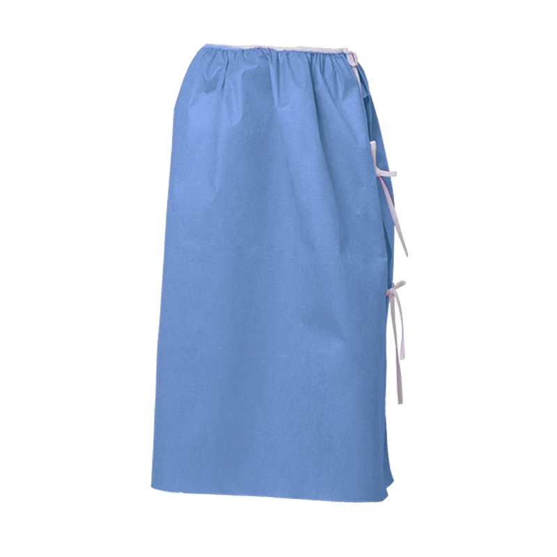 Falda de mujer descartable color azul talla estándar