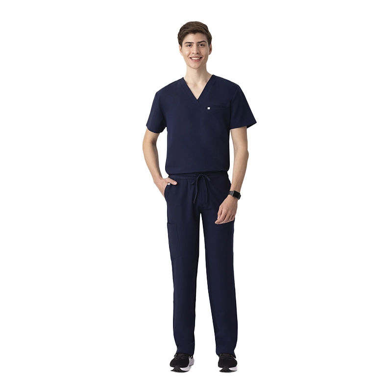 Top médico con cuello en V masculino Vaayu